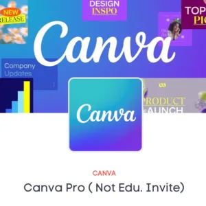 Canva Pro (Not Edu Invite) Official Subscription